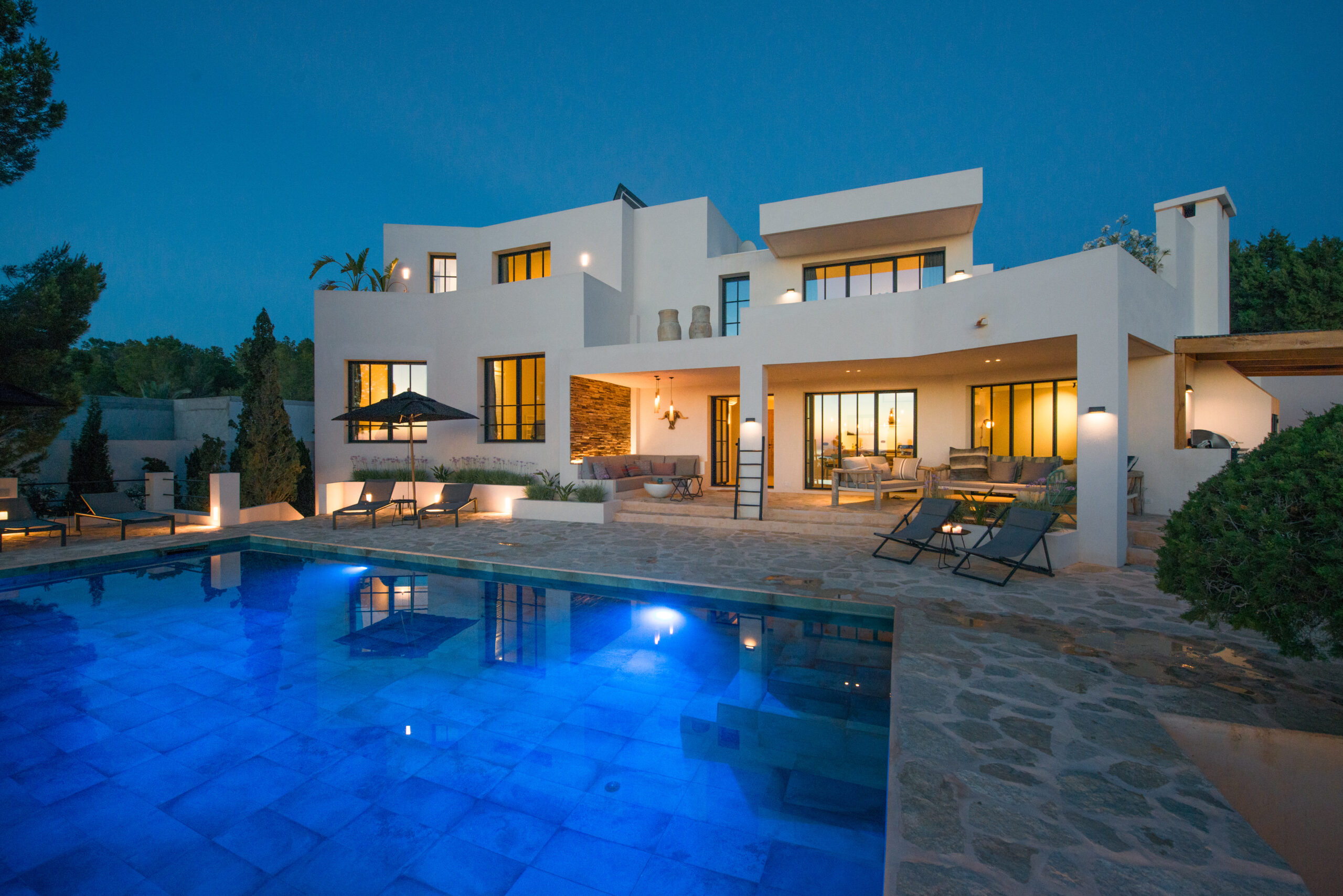 Luxe villa voor 10 personen te huur Ibiza